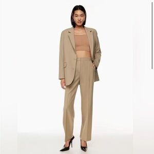 Beige Women's Suit Pants